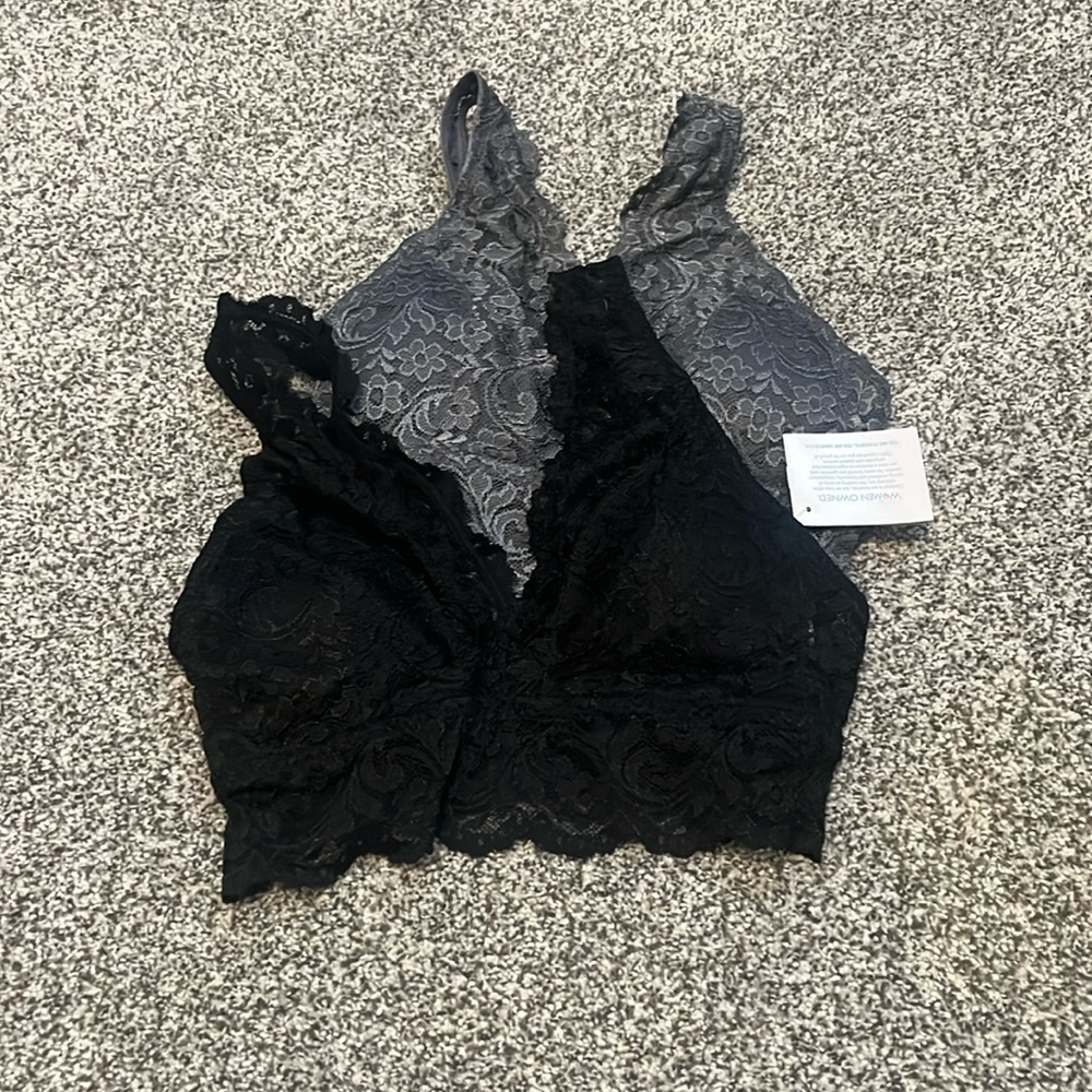 Bralet, Black, never been worn, Size S